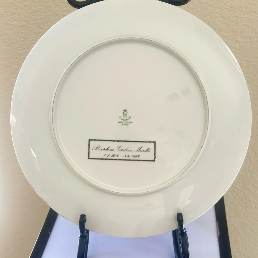 Winterling Bavaria Collector Plate – Bartolomé Esteban Murillo Art
